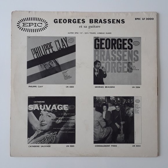 Georges Brassens. Et sa guitare. 1958 - Picture 2 of 4